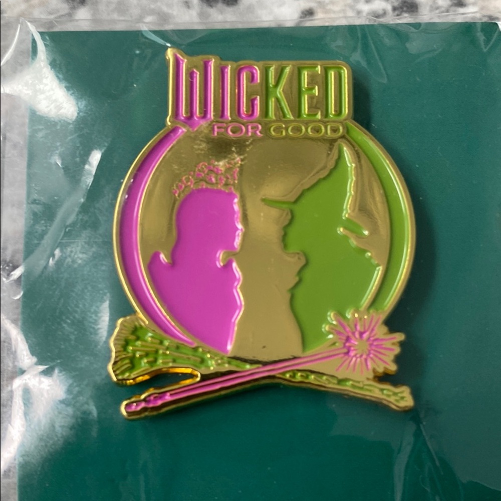 Wicked For Good Enamel Pin